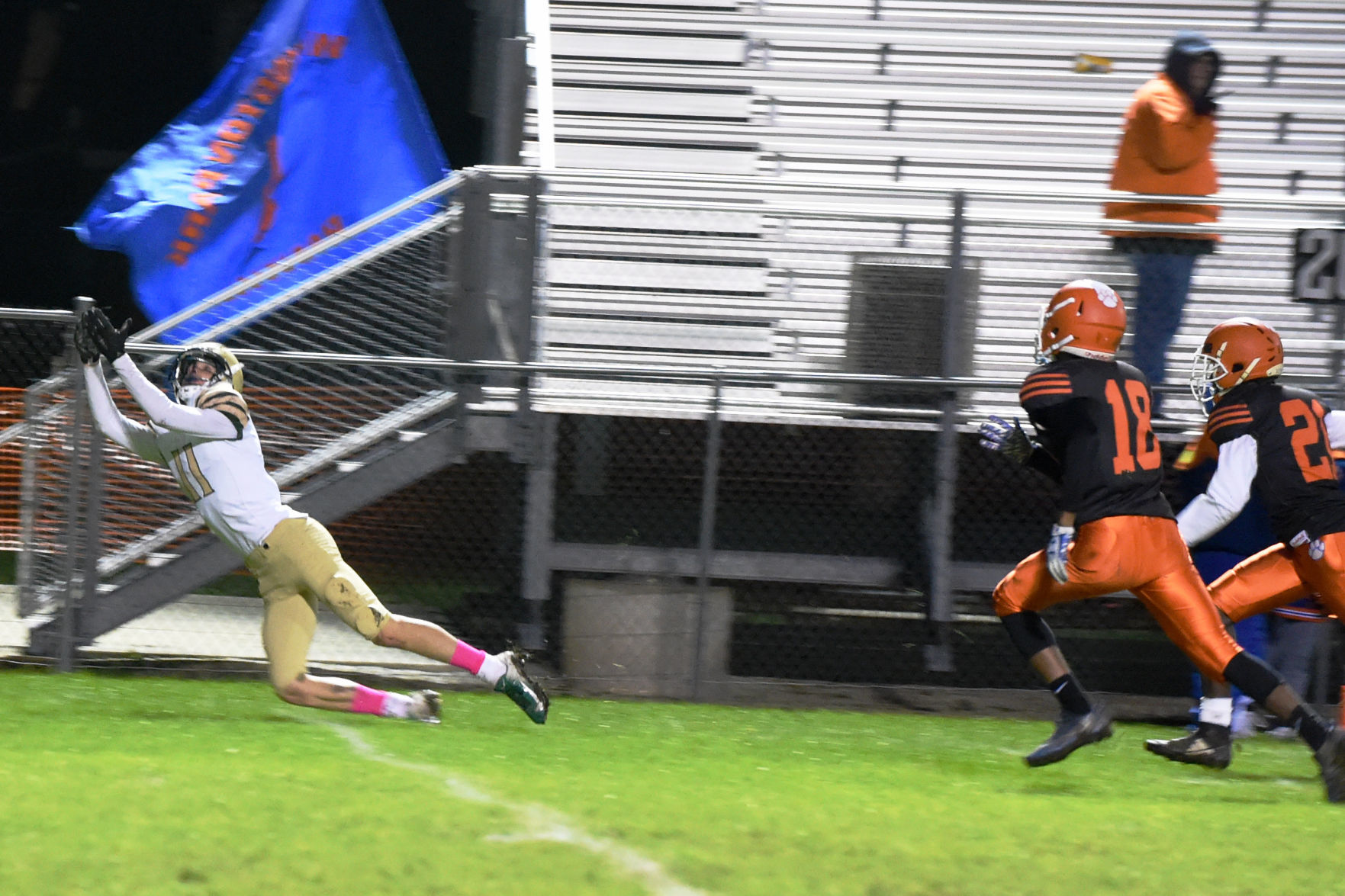 Diving for the deep throw